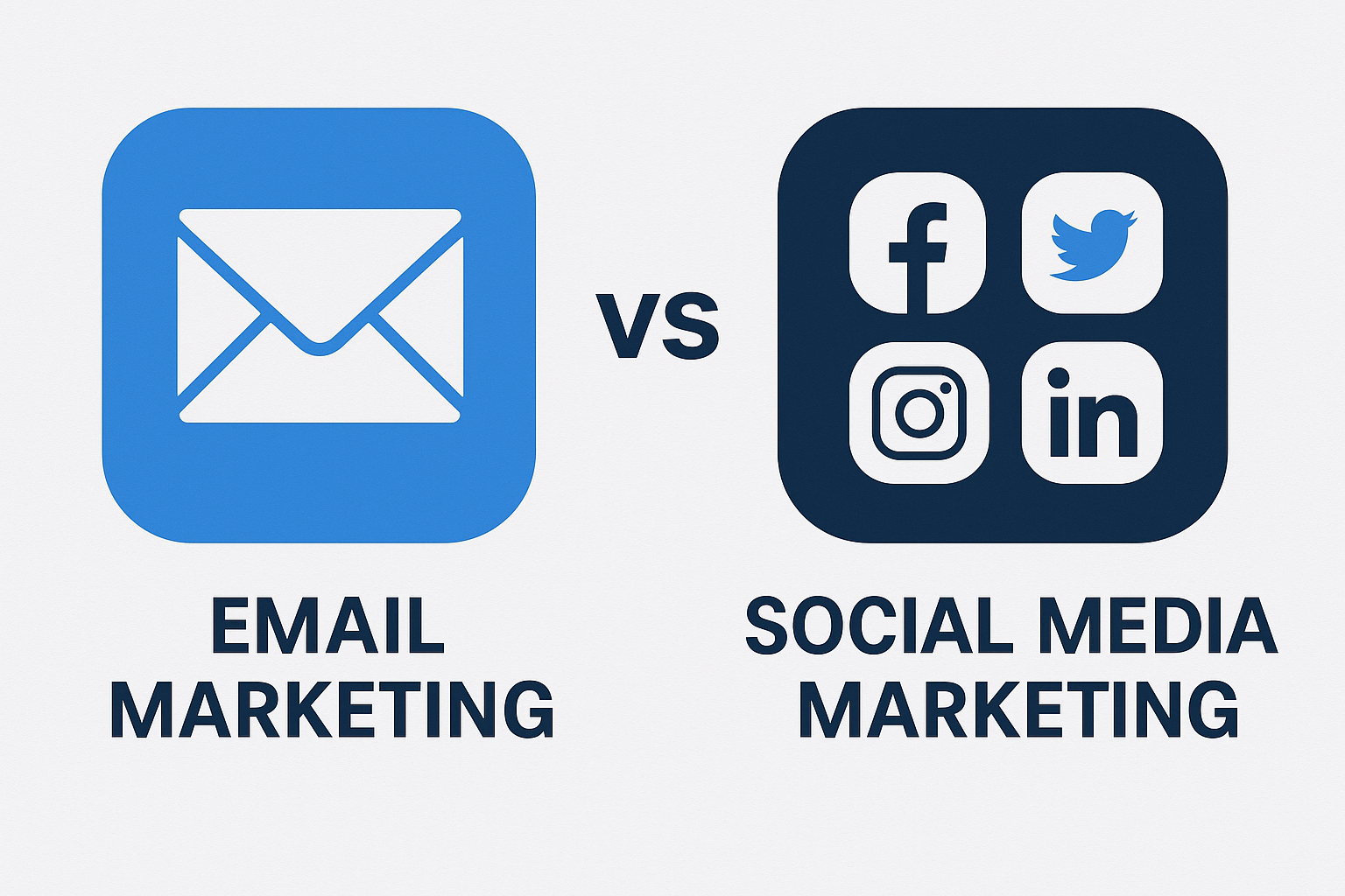 email marketing social media marketing